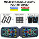 Prancha de flexão multifuncional portátil - Dispositivo de treinamento muscular e fitness Conjunto de exercícios em casa Barra de flexão dobrável Resistência