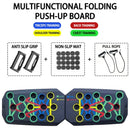 Prancha de flexão multifuncional portátil - Dispositivo de treinamento muscular e fitness Conjunto de exercícios em casa Barra de flexão dobrável Resistência