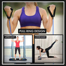 Prancha de flexão multifuncional portátil - Dispositivo de treinamento muscular e fitness Conjunto de exercícios em casa Barra de flexão dobrável Resistência