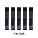 Conjunto de 5 faixas elásticas de resistência para ioga, musculação, pilates, exercícios, faixas expansoras, cinto, equipamento de fitness