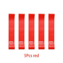 Conjunto de 5 faixas elásticas de resistência para ioga, musculação, pilates, exercícios, faixas expansoras, cinto, equipamento de fitness