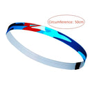 1 peça faixa elástica antiderrapante para cabeça, para homens e mulheres, faixas de cabelo para ioga, esportes ao ar livre, ciclismo, corrida, faixa de cabeça fitness