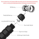 Com rolamentos de esferas, corda de pular de arame ajustável e sem emaranhamento, com alças de espuma para exercícios em casa e corpo esguio