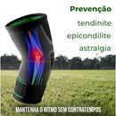 Codera ortopédica de compresión ajustable para gimnasio, epicondilitis y fitness